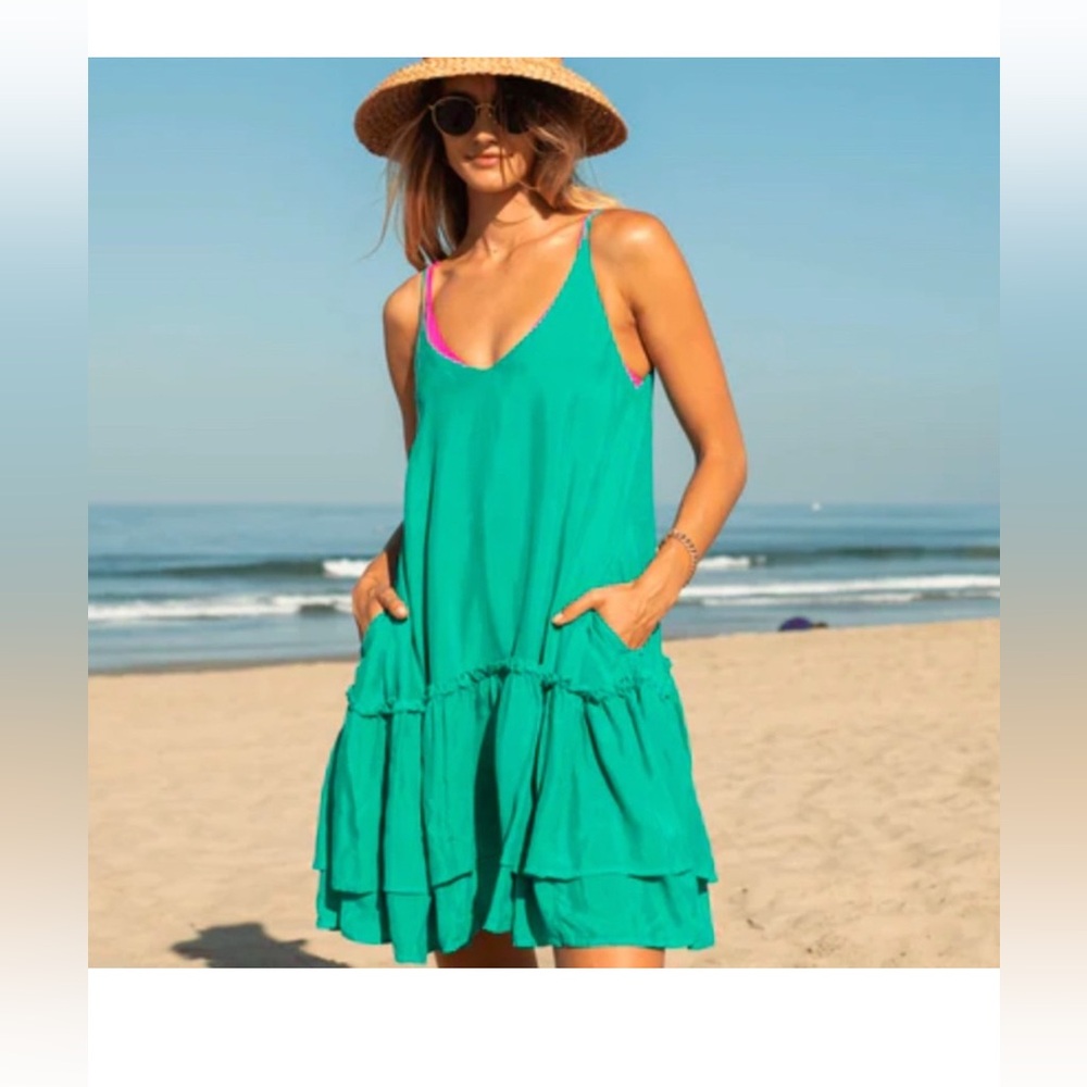 Left On Friday Teal Mini Dress S/M